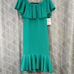 💚 2/$20! Lularoe Cici Off-Shoulder Midi Dress